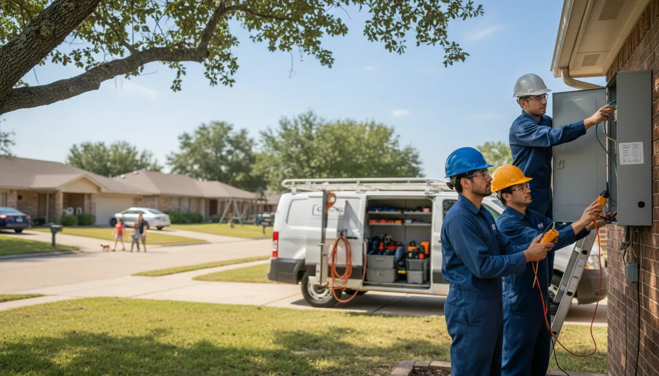 Certified electrician providing emergency electrical services in Brookton, ME
